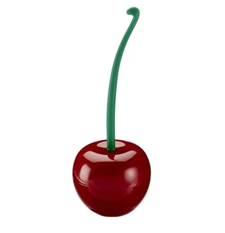 Long Handle Cherry Toilet Brush Set