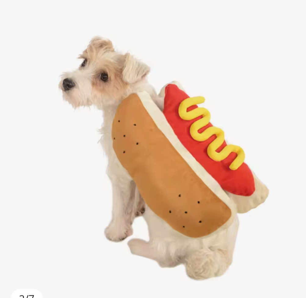 Hot Dog Halloween Costume for Pets